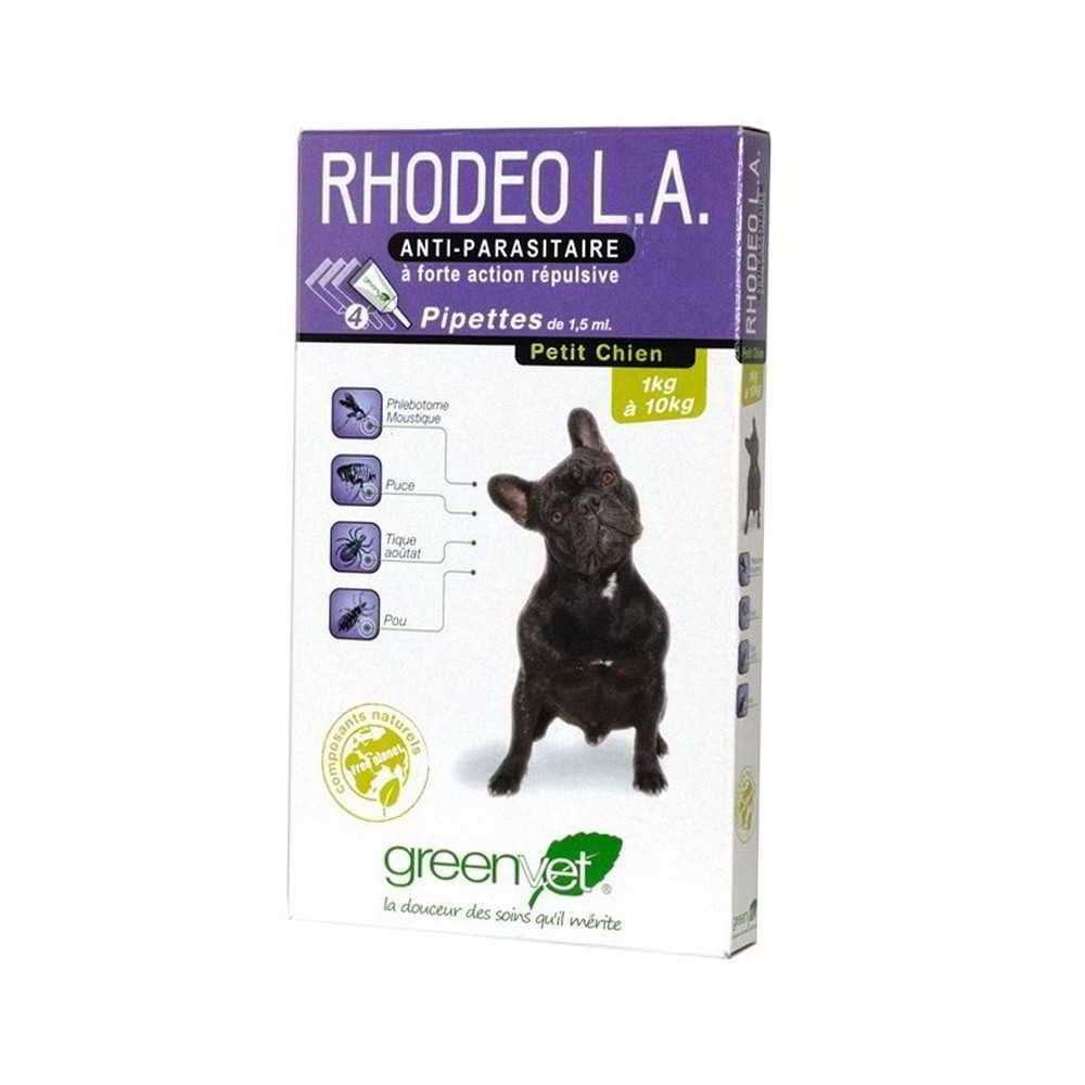 Rhodeo L.​A petit chien de 1 à 10 kg 4 pipettes