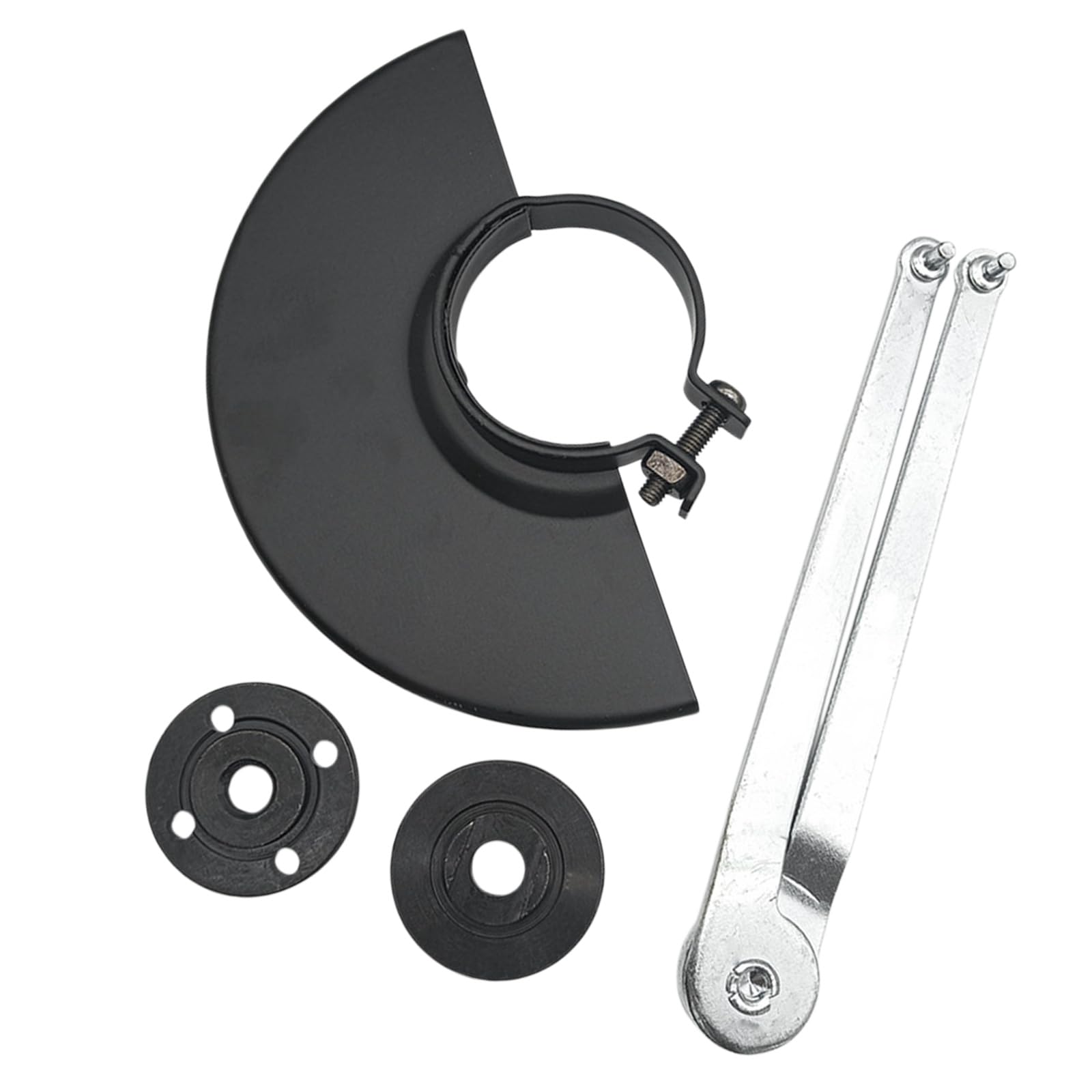 Zbiianxer Replacement Tool Set Metal Nut Pressure Plate Angles Grinder Replacement Parts Easy Install Inner Outer Flange Flange Metal