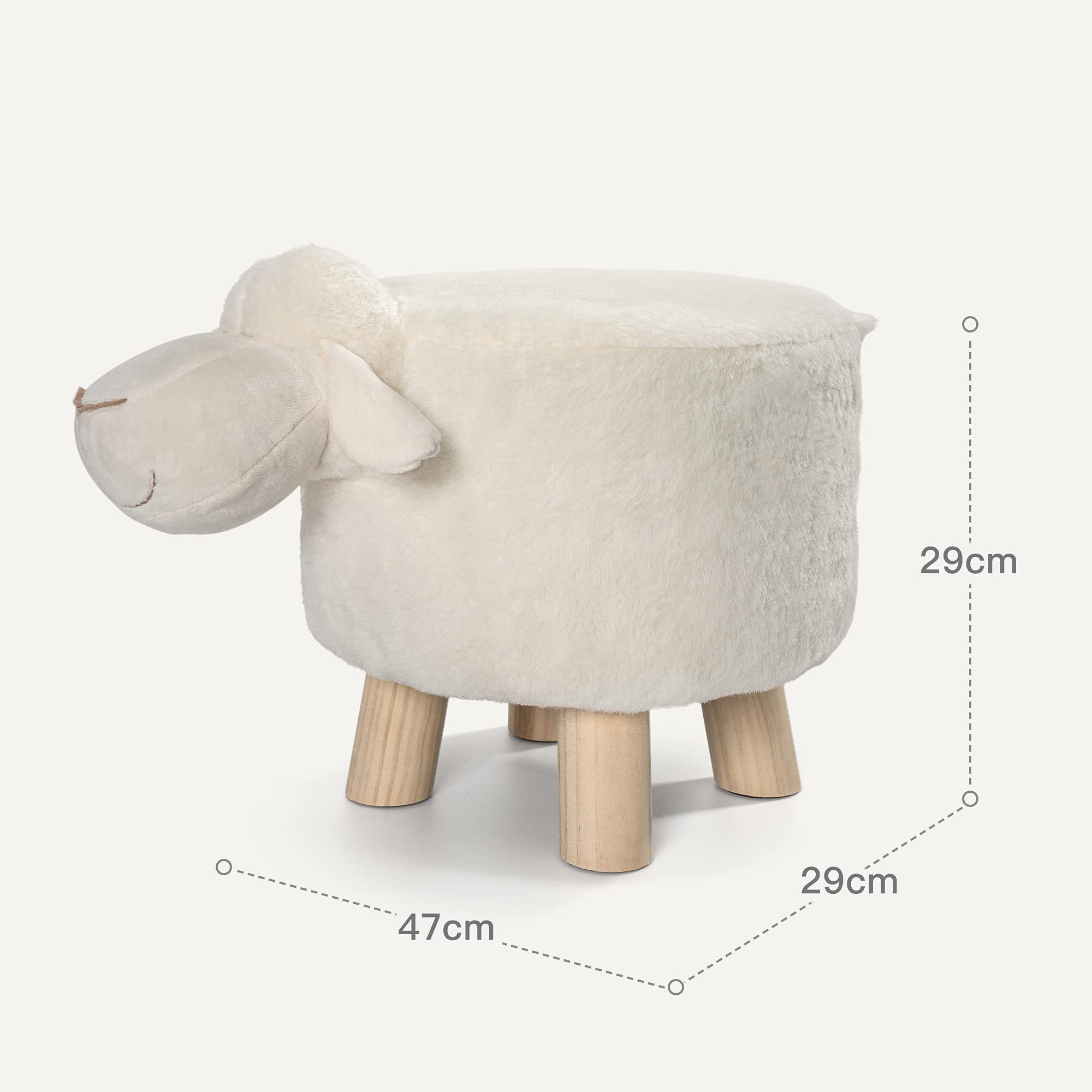 Amazon｜Rolife かわいい オットマン 足置き台 フットスツール 椅子