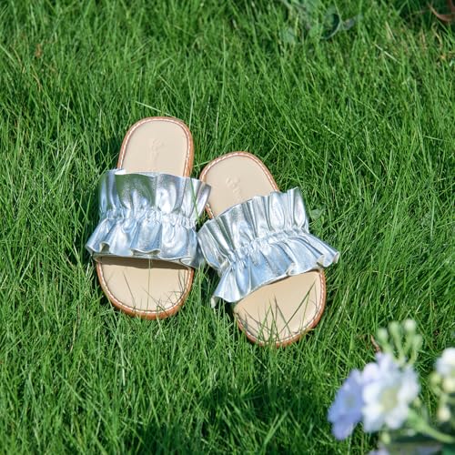 Image of THEE BRON Girls Cute Slip-On Slippers Stylish Sandals for Toddlers & Kids