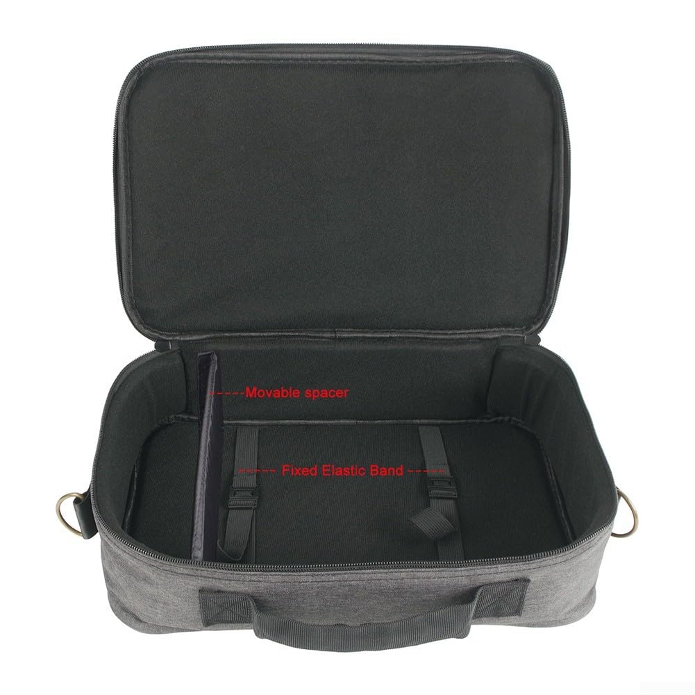 Schlanke und praktische Tasche für Gitarren-Pedalboards, zum Schutz Ihrer Ausrüstung während der Reise (S)