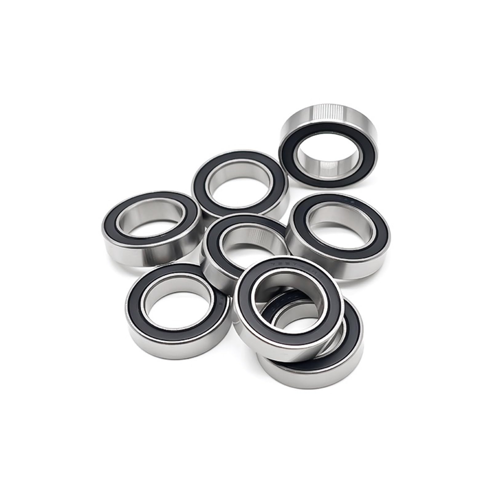 Lot de 10 roulements à billes MR17287-2RS MR17287 17287 17287RS 17 x 28 x 7 mm pour réparation de roulements à billes de pédalier