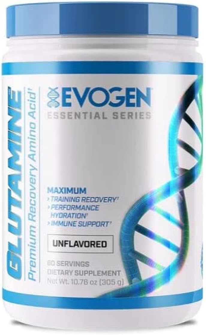 The Gym Keg Evogen Glutamine Essentials Unflavored 60servings 305g
