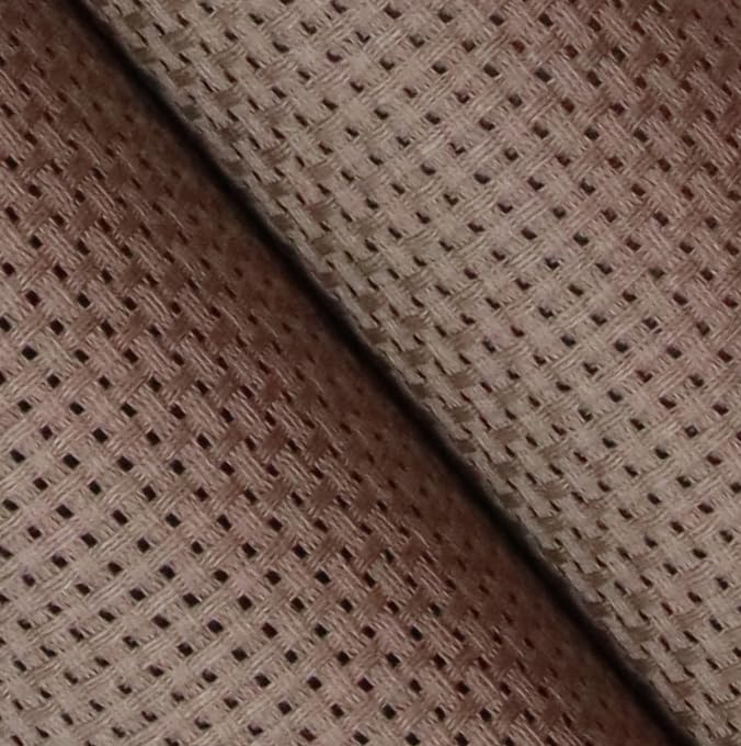 Image of KCS 59 inch x 1 Yard (93cmx149cm) 11ct Counted Cotton Aida Cloth Cross Stitch Fabric (Coffee)