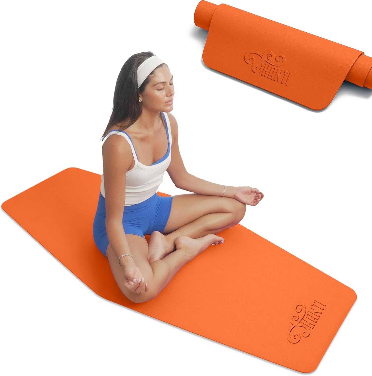 Shanti Diamond Series Yoga Mat - Diamond Shape to expand your Practise, UltraGrip surface, High dencity Cushioning for, Yoga, Pilates, Stretching & Home fitness.