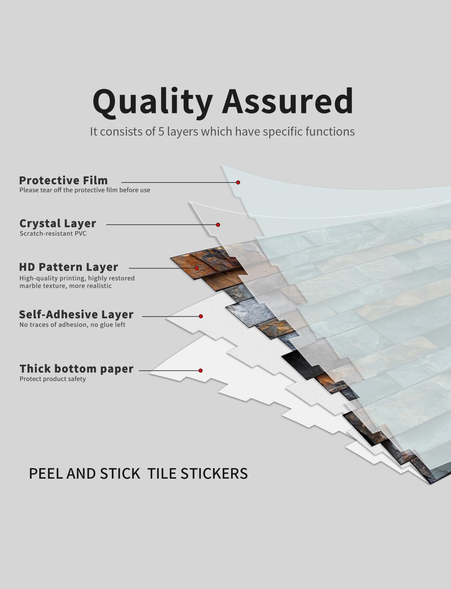 Paneles de Pared de ladrillo de PVC 3D, Papel Tapiz extraíble Impermeable de 12x12 Pulgadas, 60 tabletas, Paneles de PVC fáciles de Instalar