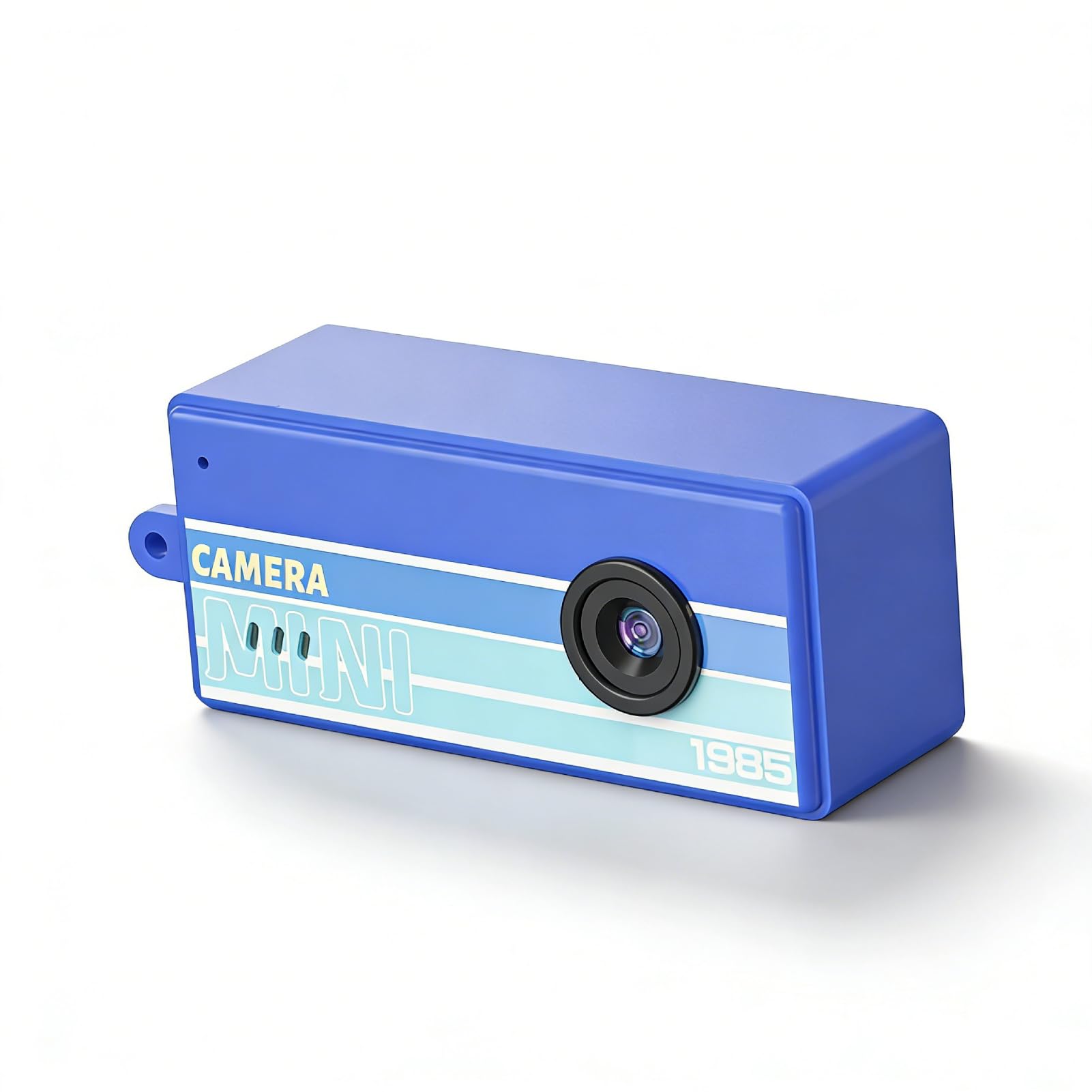 Dpofirs Mini Fotocamera Portachiavi, Fotocamere Digitali retrò HD 1080P da 12 MB, Piccola Fotocamera Portatile con Schermo da 0,96" per la Registrazione di Studi di Viaggio, Grandangolo (BLUE)