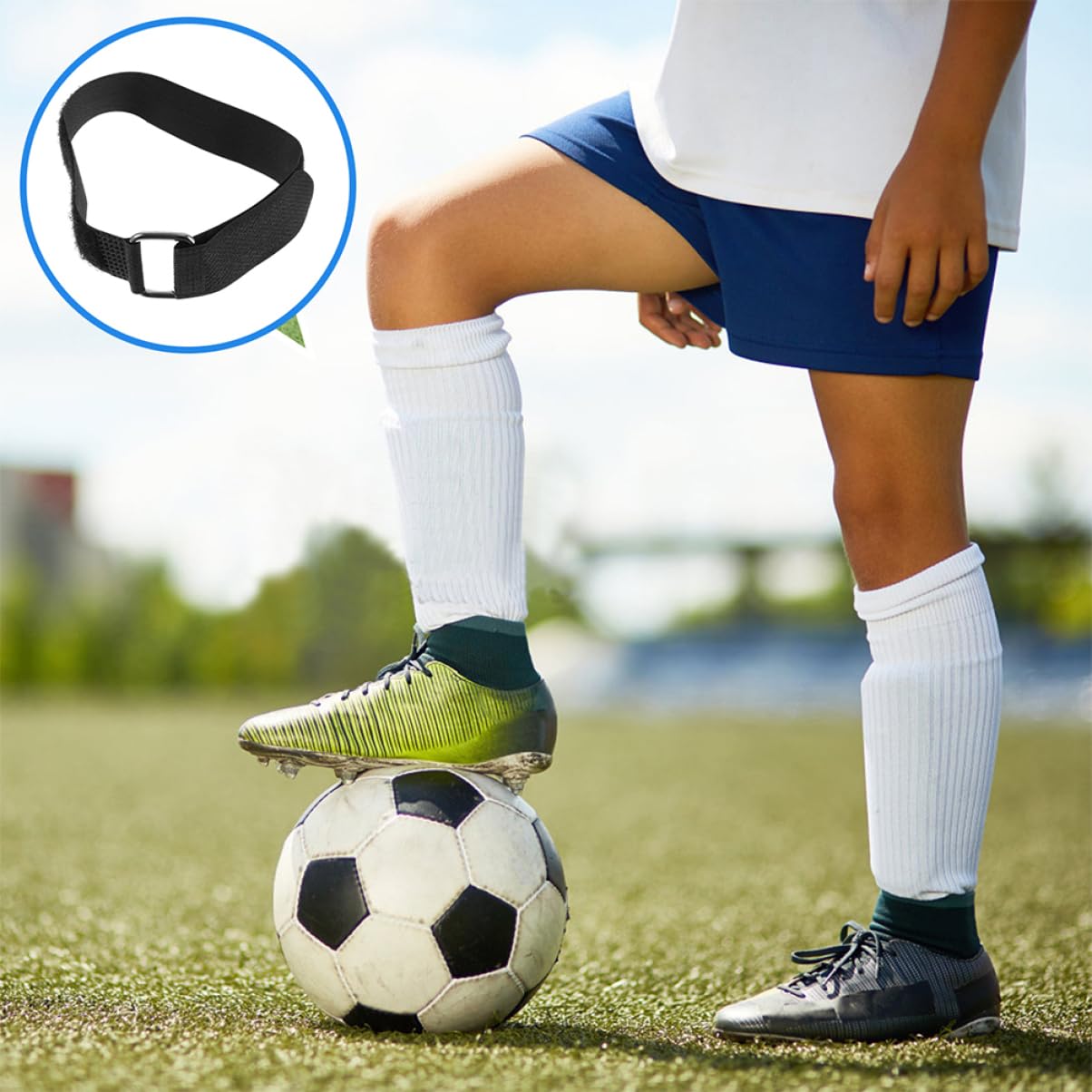 Abaodam Attaches De Protection De Jambes pour Équipement De Baseball avec Boucle Métallique Sangles Remplaçables pour Garde Jambes Fixation Facile Et Pratique