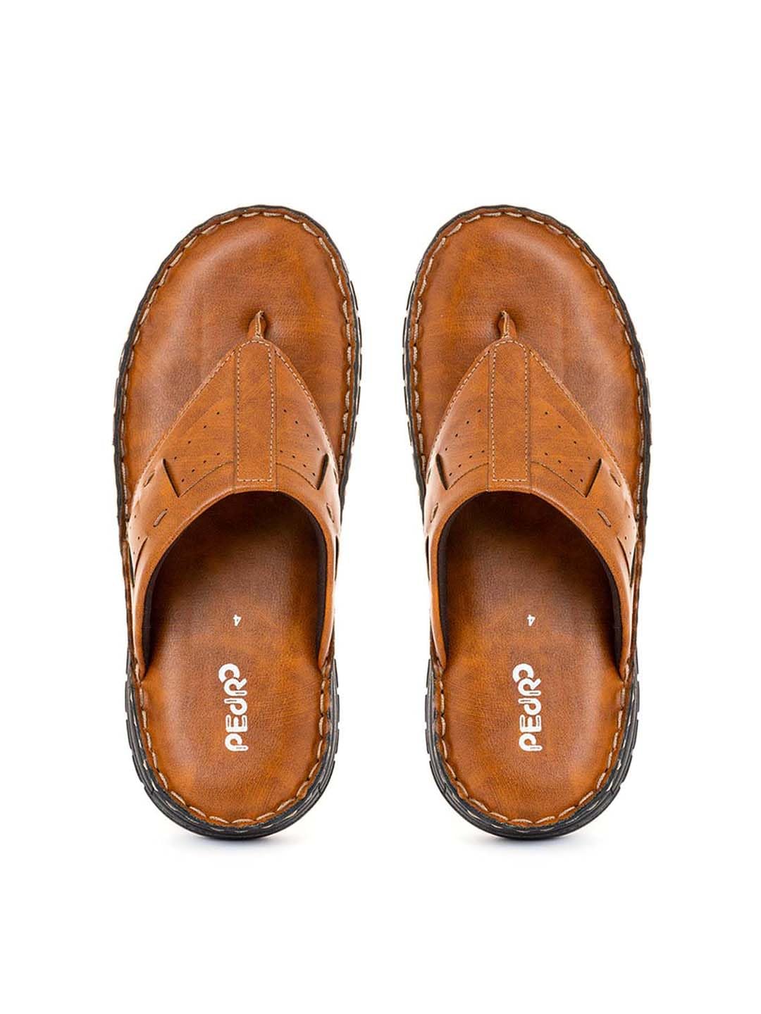 Khadims Pedro Tan Casual Flip Flops for Boys - 8-13 yrs (5240733) (B0B6CSL47S) Amazon Price History, Amazon Price Tracker