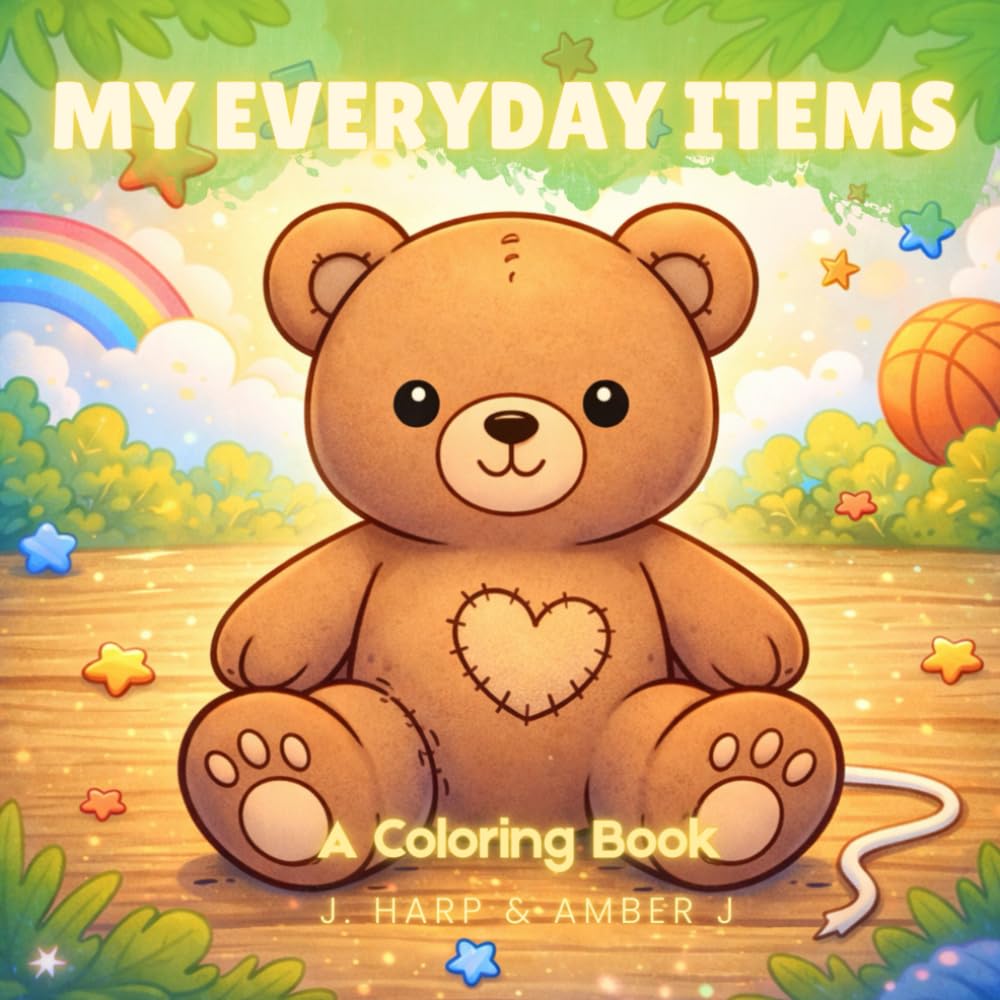 My Everyday Items Coloring Book for Kids Ages 4–8: Simple Objects to Color for Calm Creativity and Early Learning (Coloring Adventures for Kids)