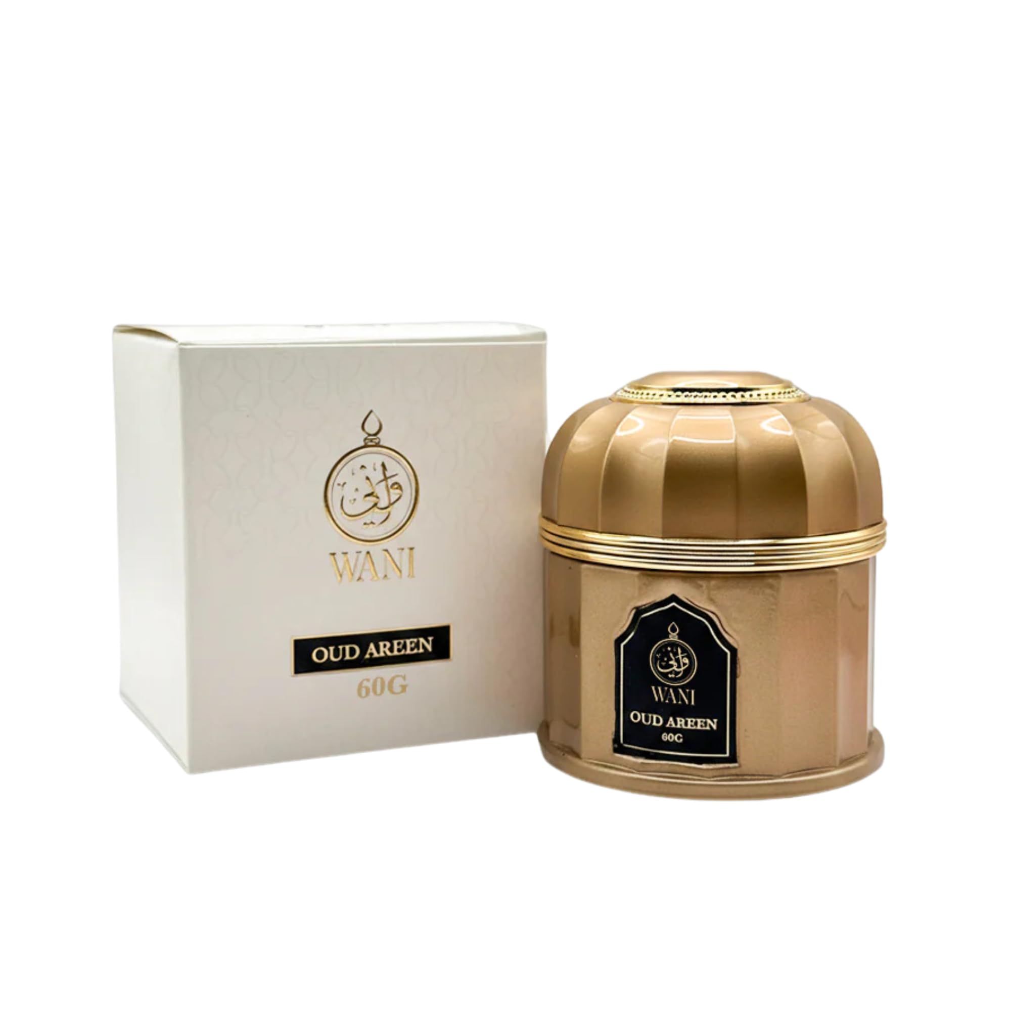 WANI Oud Areen Bakhoor 60g – Luxury Arabian Incense with Long