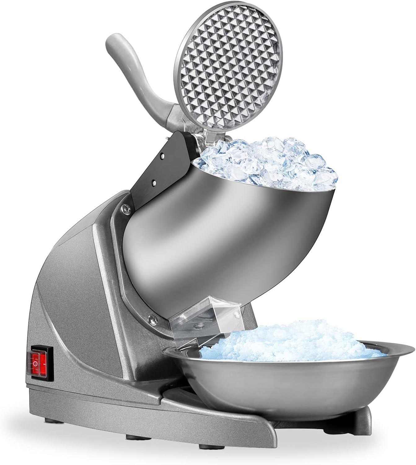 Electric Ice Crushers 286lbs/hr Snow Cone Machine