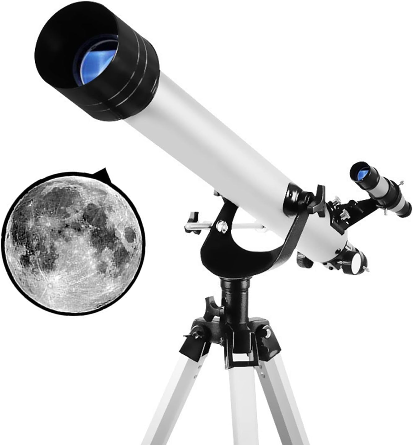 Zooming Astronomical Telescope, 900X60mm Monocular Scope Telescope for Space Celestial Observation with Portable Tripod