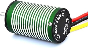 Amazon.co.jp: 4068 2100KV ブラシレスモーターシャフト直径5mm 1/8