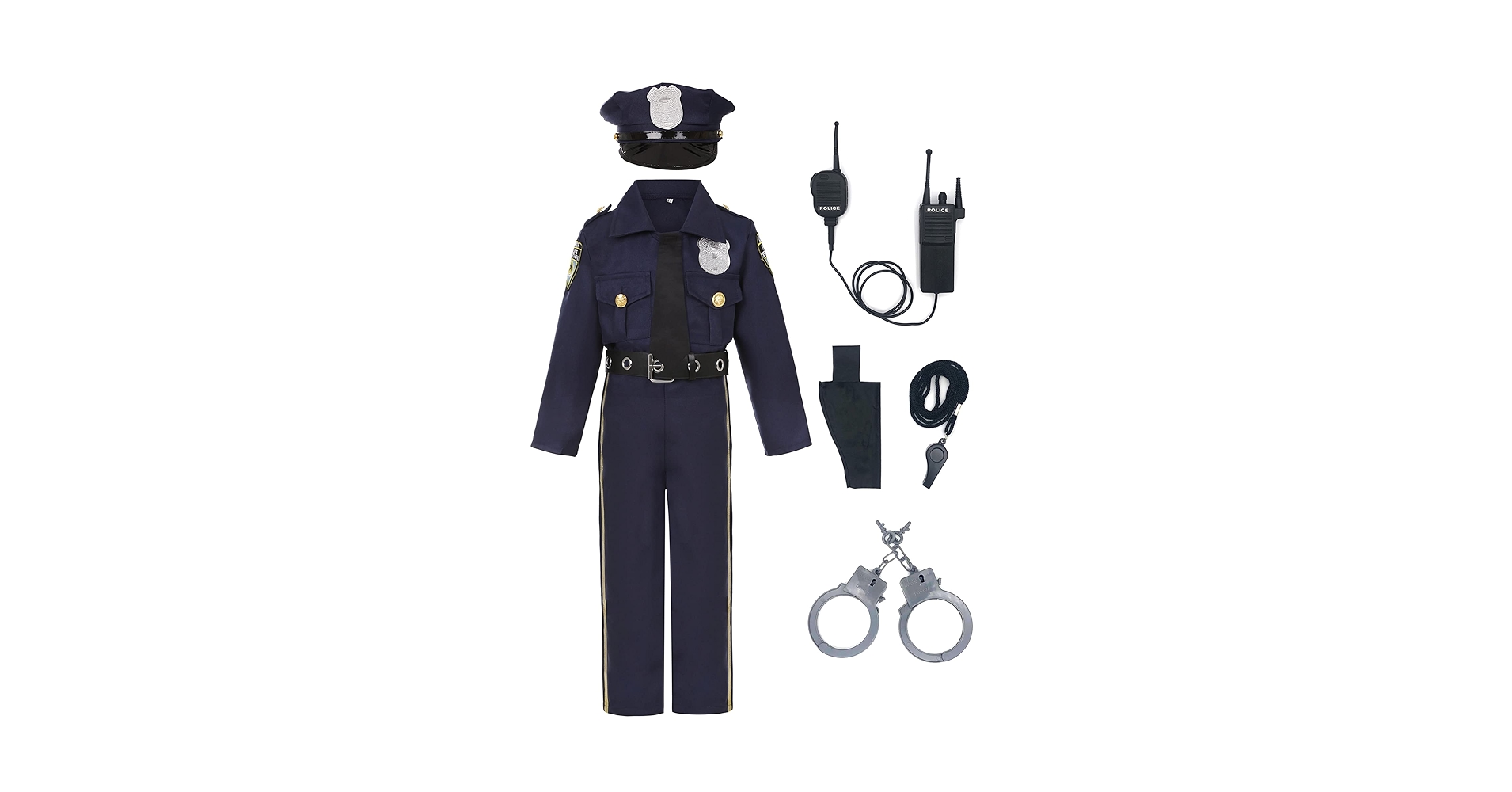 Amazon.com: Viyorshop Kids Police Costume Deluxe Police