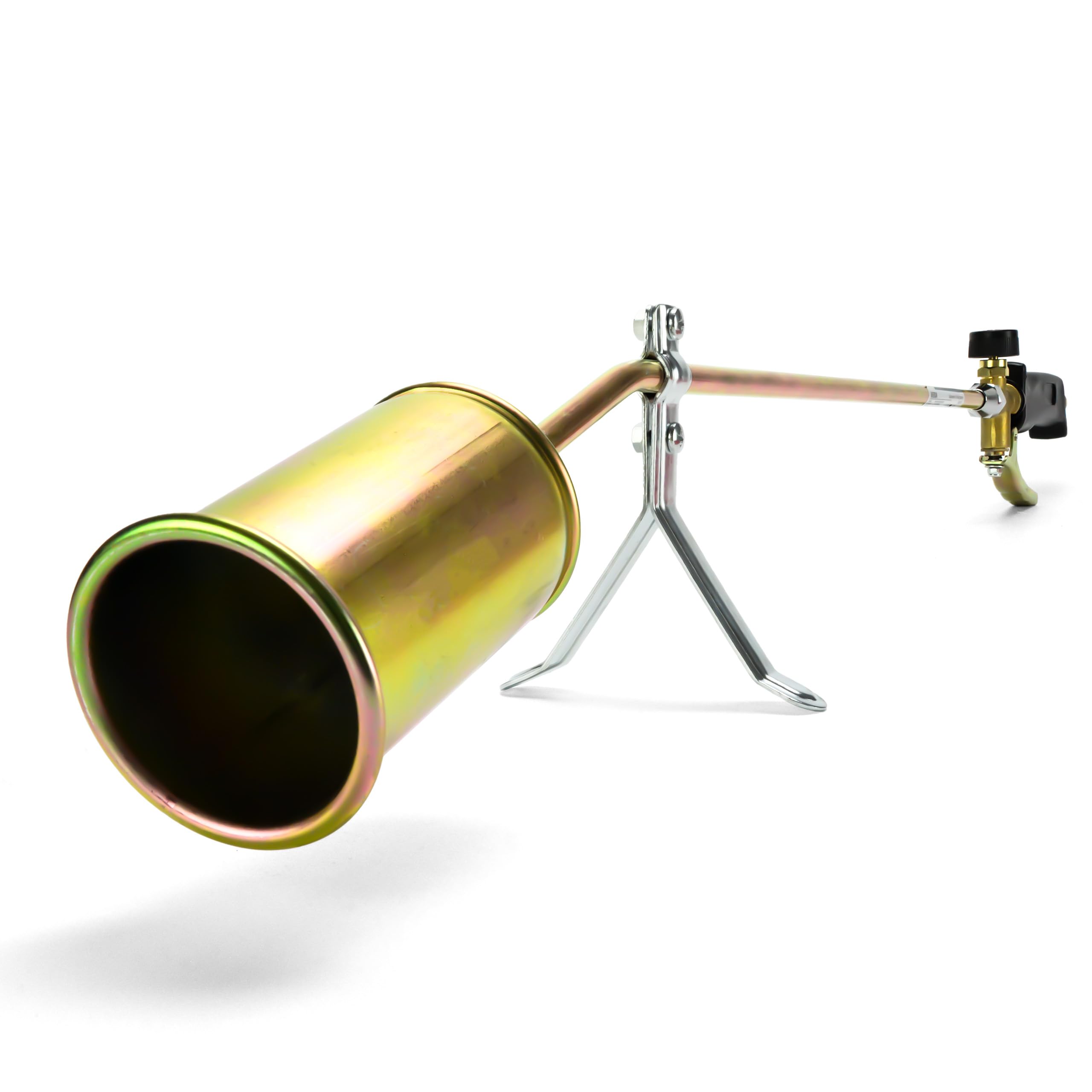 Brûleur à gaz désherbeur 58 kW avec tuyau de 5 mètres, adaptateur et support, brûleur de toiture, désherbage thermique, allume-feu
