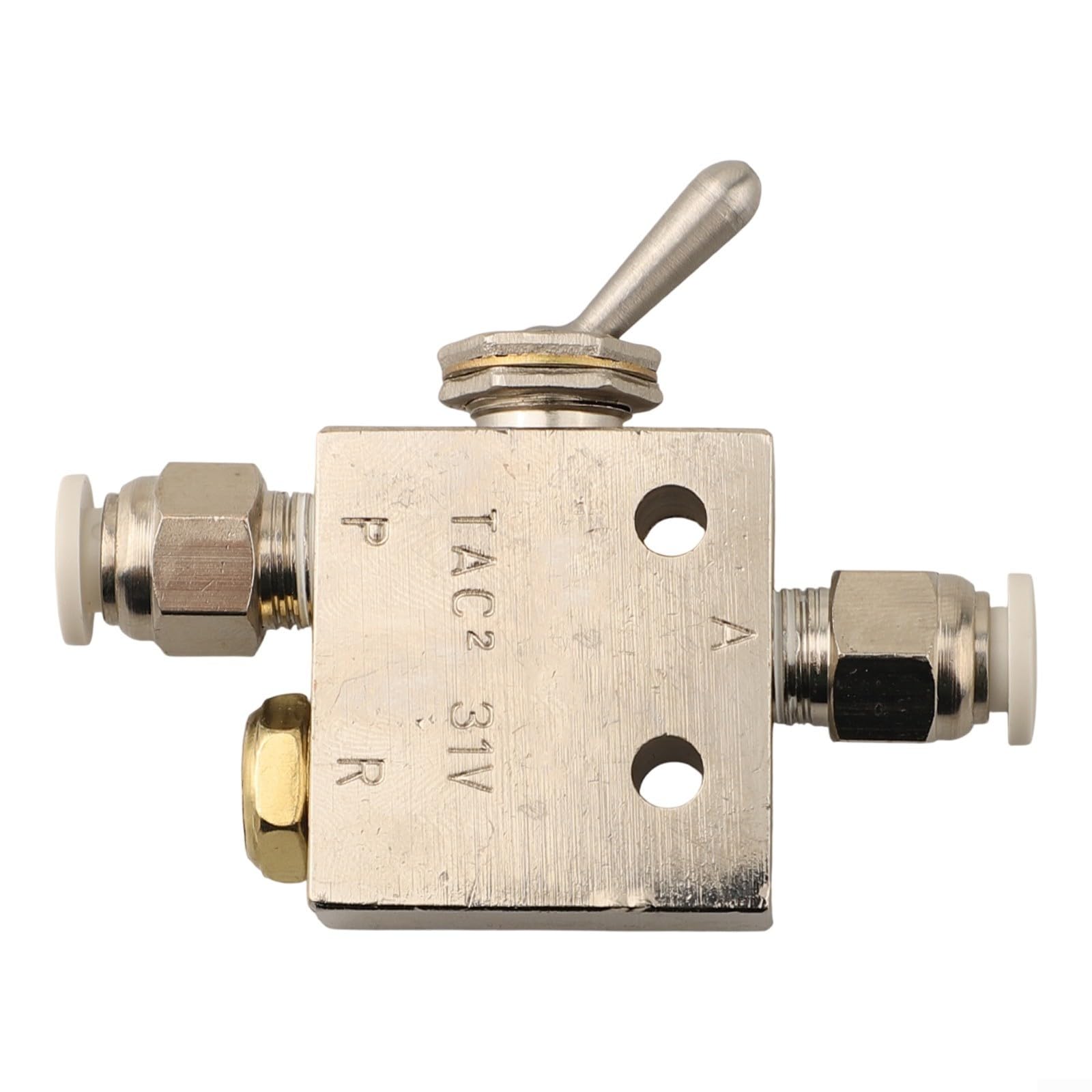 For TAC2-31V 2 Position 3 Way Pneumatic Mechanical Valve Air Control Switch With 6mm Connector for Industrial Automation Systems
