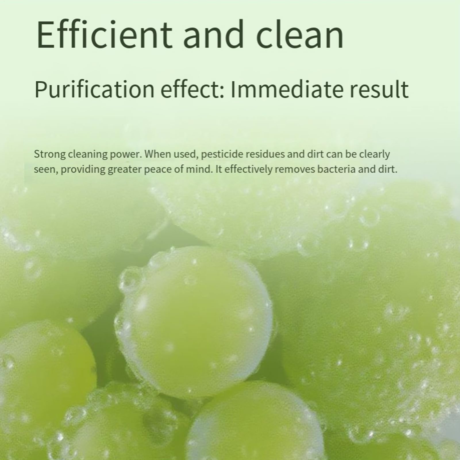Portable Fruit Washer, Widely Compatible Cleaning, 10.4x10.4x6cm, Waterproof Fruit and Veg Cleaner, Vegetable Washing Machine, Multifunctional Kitchen Tool, for Grains Meat Seafood — view 5