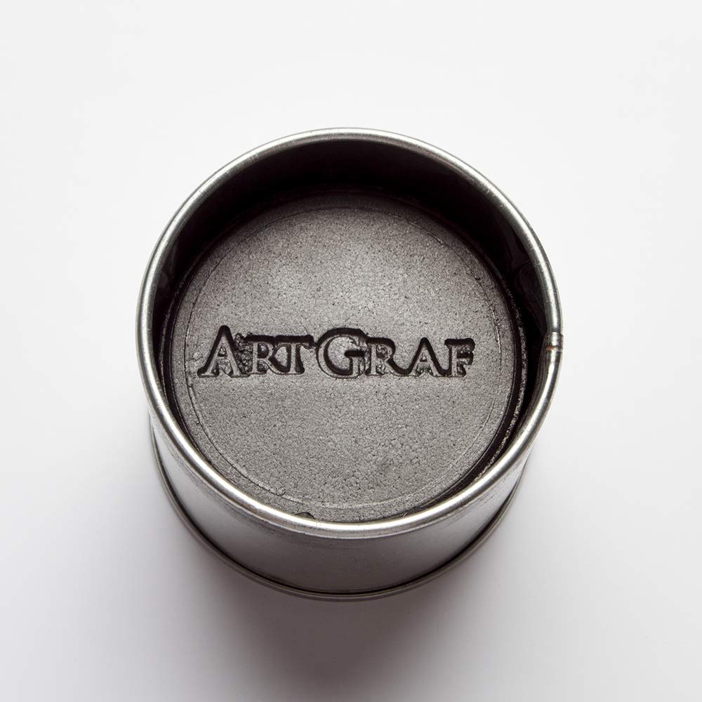 Art Graf Water-soluble Graphite 60g Tin, Grey - Image 3