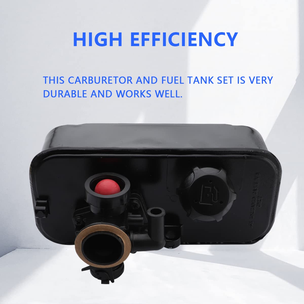 Carburatore e serbatoio per Briggs & Stratton con Candela, Molla, Filtro aria, Pompetta 795469 794147 498809 795477 494406