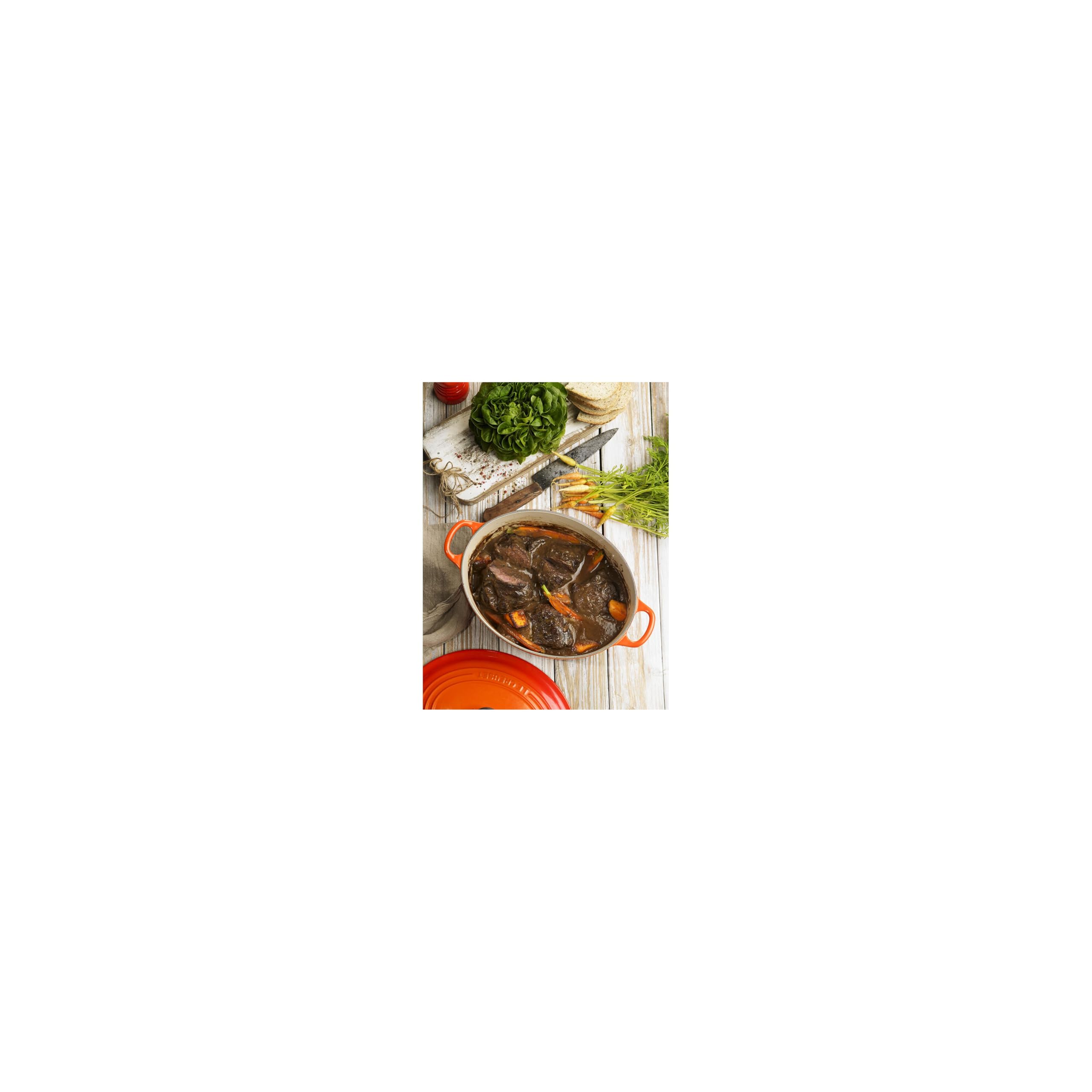 Le Creuset Cocotte oval de hierro fundido, 27 cm, 4, 1 L, Todas Las Fuentes de Calor incluso inducción, Volcanico, 27 cm, 21178270902430