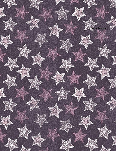 Notebook: Arctic Space Pattern - Lined Notebook: Large (8.5 x 11 inches) - 100 Pages (Lined Notebook Pattern (Arctic Space Pattern)) image 3
