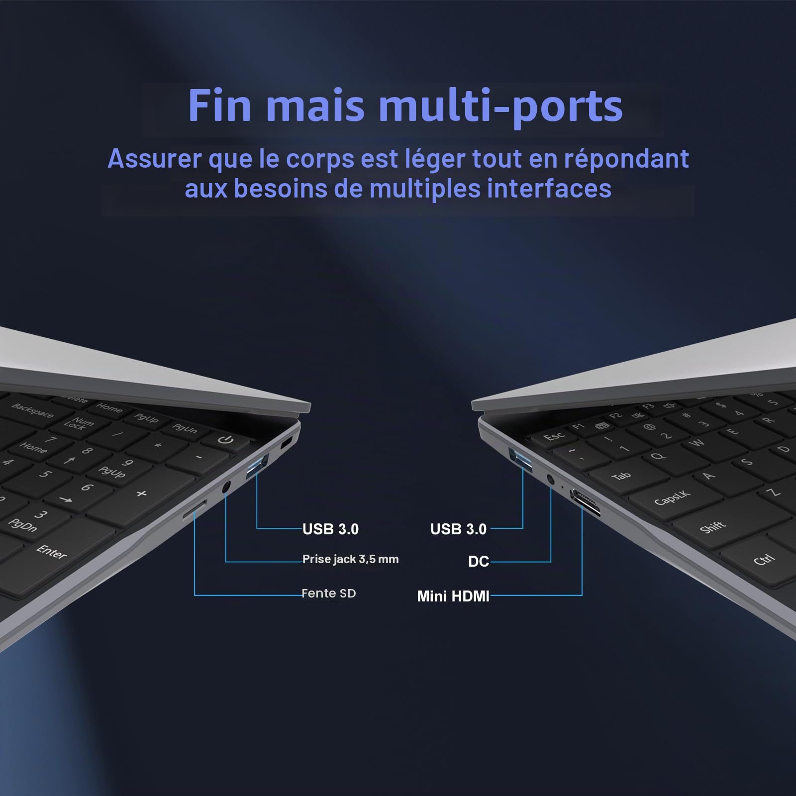 DREAMFYRE 15.6" Ordinateur Portable Ryzen 5 3500U 16GB DDR4 512GB SSD