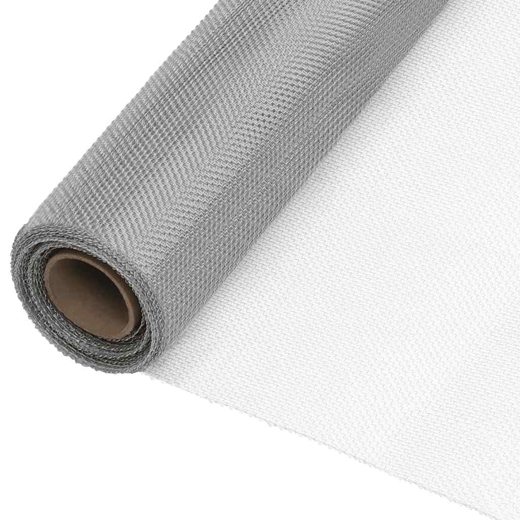 Siatka ze stali nierdzewnej 201 moskitiera do okien i drzwi, 60 x 1000 cm, odporna na rdzę siatka ze stali nierdzewnej do projektów DIY, klatek dla ptaków i kurników