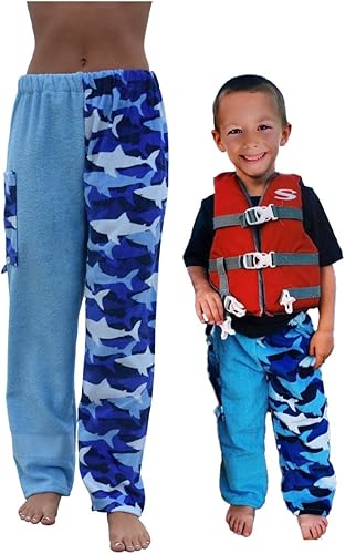 Co. Pantalones de toalla para nadadores - Pantalones de toalla de rizo de algodón - Cobertura de playa - Ropa de resort - Ropa de baño