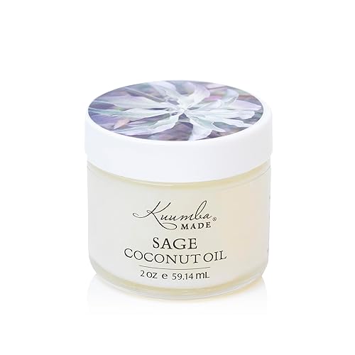 Kuumba Made Aceite de coco y salvia 2 onzas