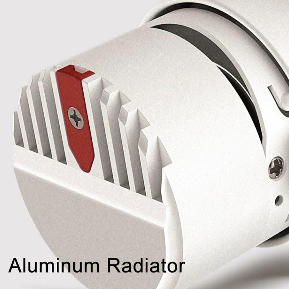 12 Pcs CRI98 Focus Lamp, White Adjustable Angle Spotlight, 3000K-6000K Dimmable Downlight, 12W Recessed Lighting Spotlight for Living Room Bedroom Office Restaurant Corridor