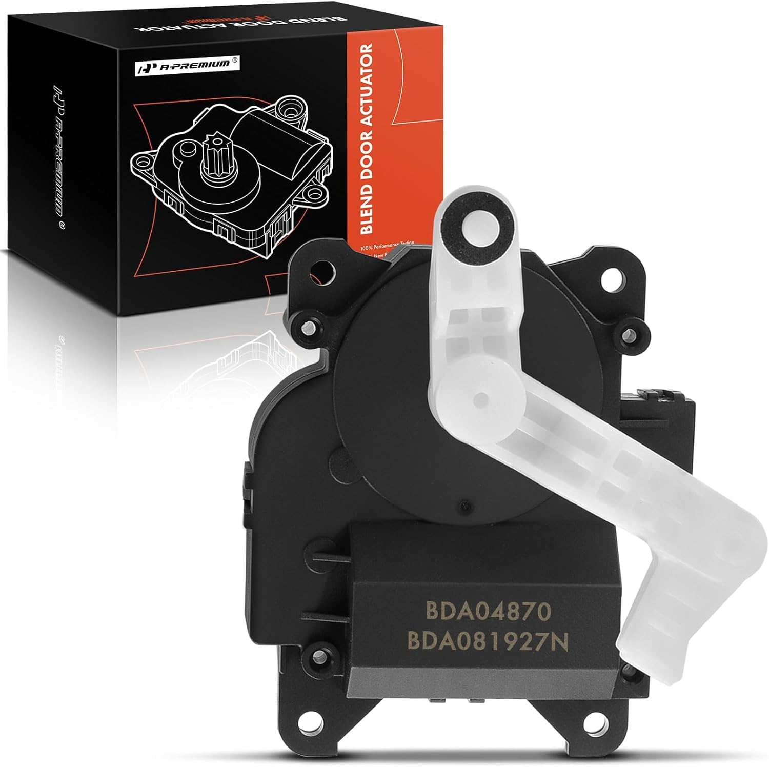 A-Premium HVAC Heater Blend Door Actuator, Compatible with Honda Pilot 2009-2015 3.5L & Acura MDX 2007-2013 3.7L, Sport Utility, Left Main, Temperature, Replace# 79160STXA41