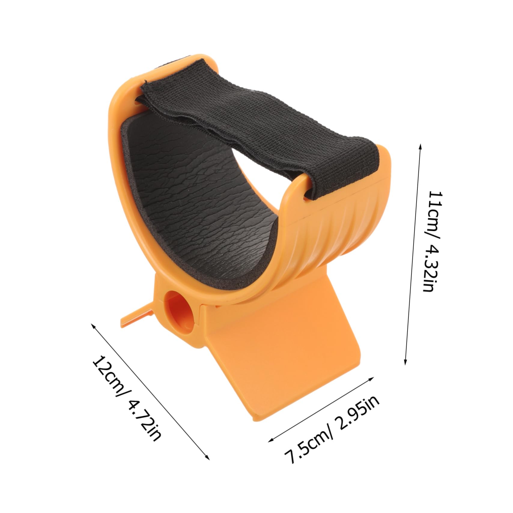 BESPORTBLE 2 Pièces Détecteur De Métaux Souterrain Portable Trousse Support De Détecteur De Camping Petit Support De Support De Main Pour Souder Yellow Tissu Élastique