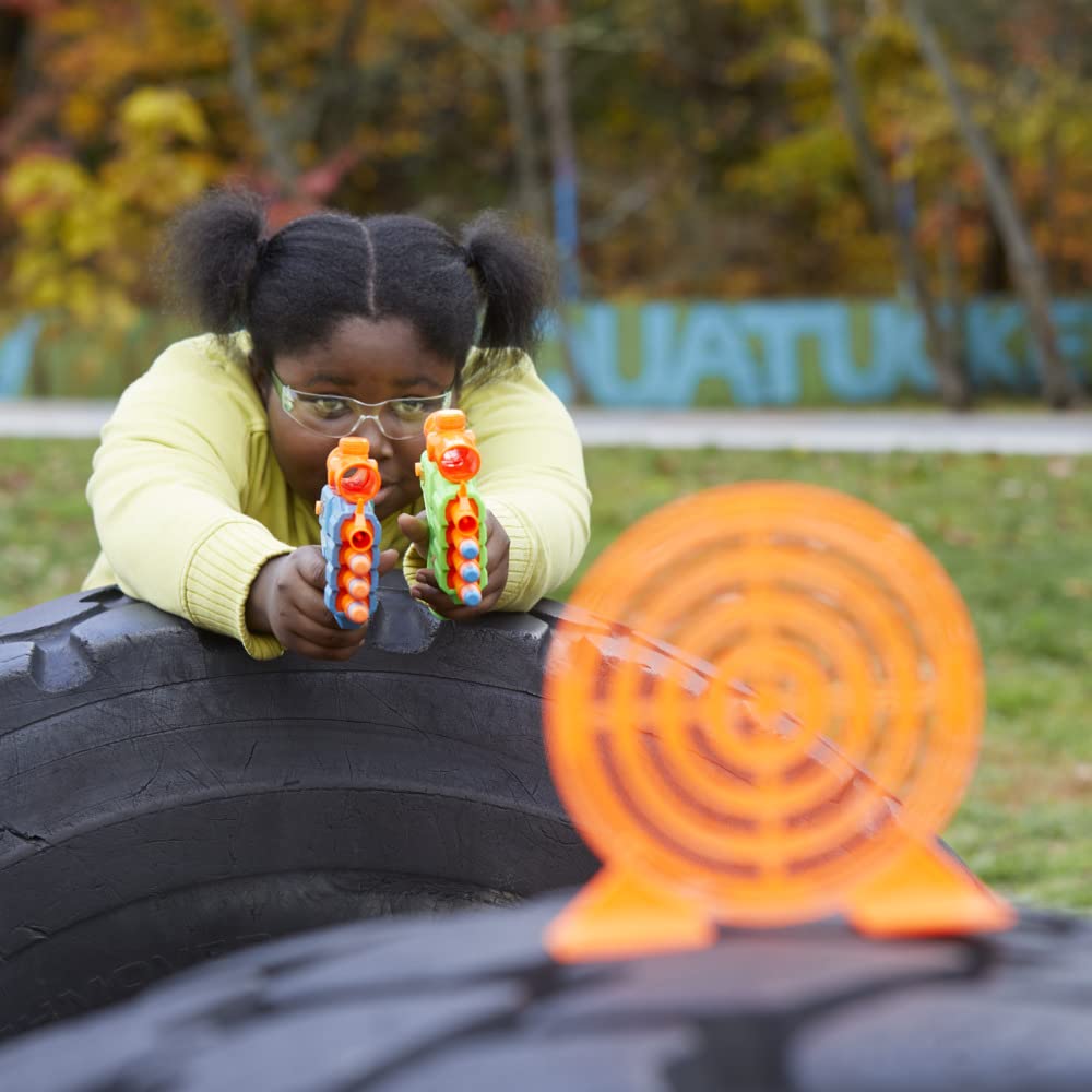 Nerf Elite 2.0 - Set Face Off Target, include 2 blaster lancia-dardi in gommapiuma, bersaglio e 12 dardi Nerf Elite