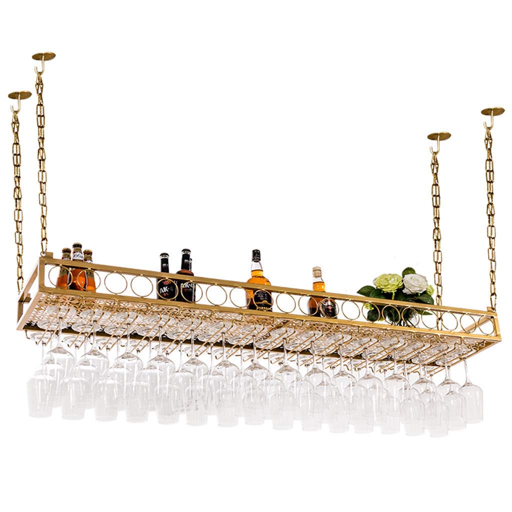 Étagère à vin pour une grille d'une bouteille avec chaîne réglable unique