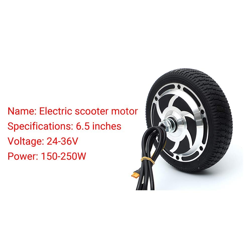 Accesorios para Scooter eléctrico, Motor sin escobillas de 36v 250w, neumáticos Resistentes al Desgaste a Prueba de explosiones, Gran Potencia, Adecuado para Accesorios de Coche de Equilibrio