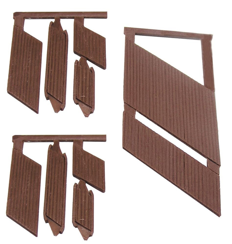 Amazon | 津川洋行 Nゲージ 斜め踏切板 小 (10部品) ジオラマ