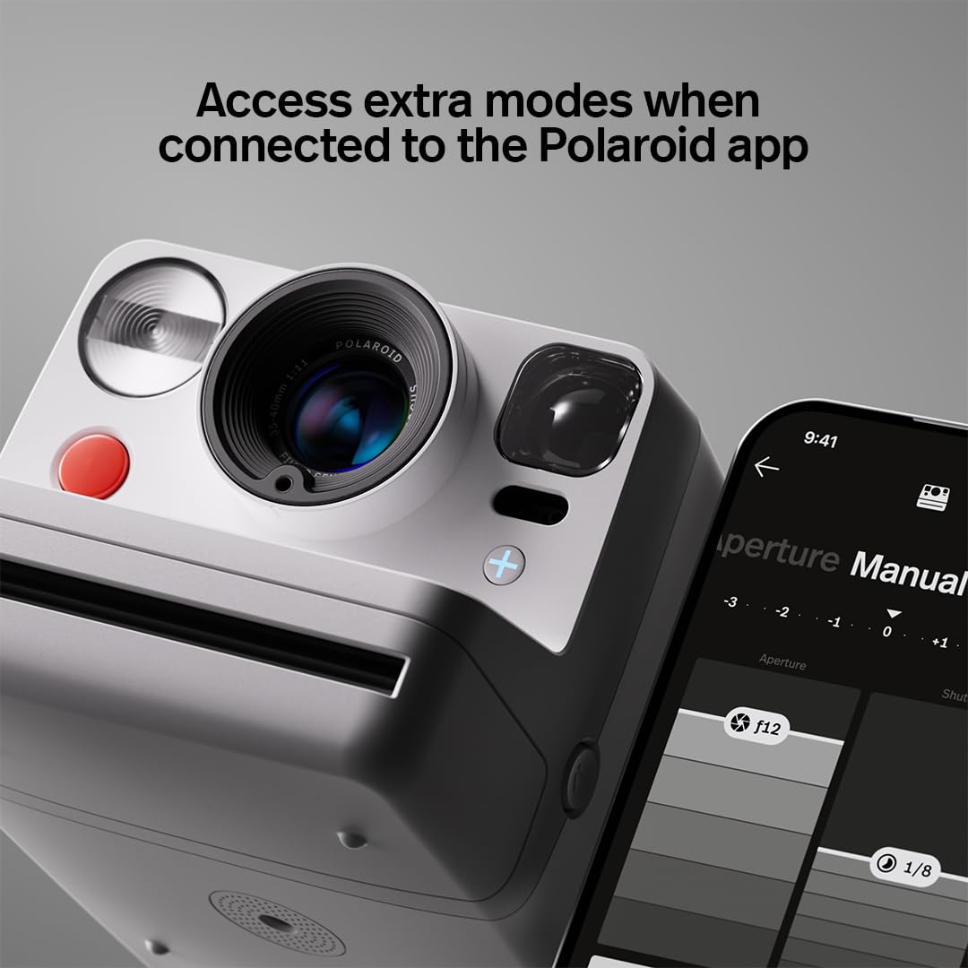 Polaroid - NOW+ Generacja 3 - Aparat natychmiastowy Bluetooth połączony - Arctic Blue (9163)