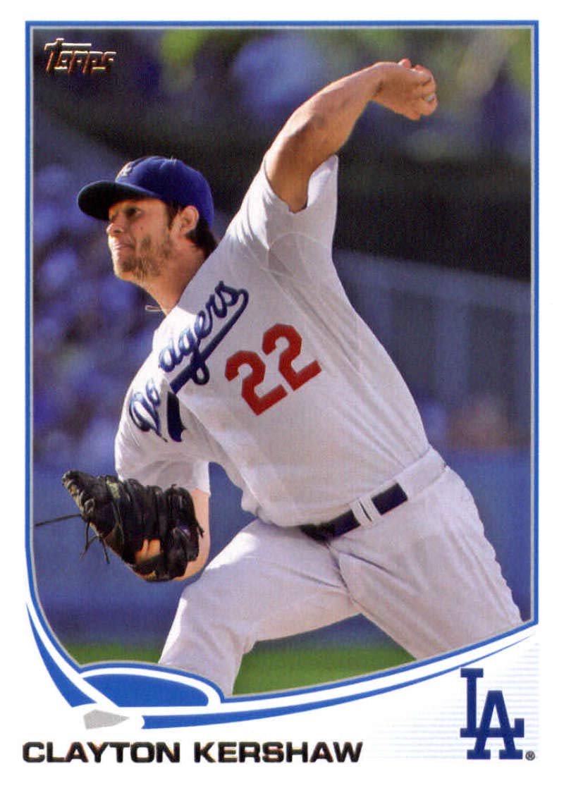 Amazon.com: 2013 Topps #22 Clayton Kershaw Dodgers MLB Baseball