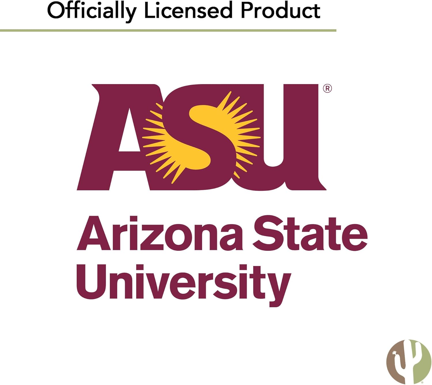 Desert Cactus Arizona State University Can Insulator ASU Sun Devils Beverage Cooler 1 Pack Foam 12oz Can Holder Single Sided (Design A) - Image 6
