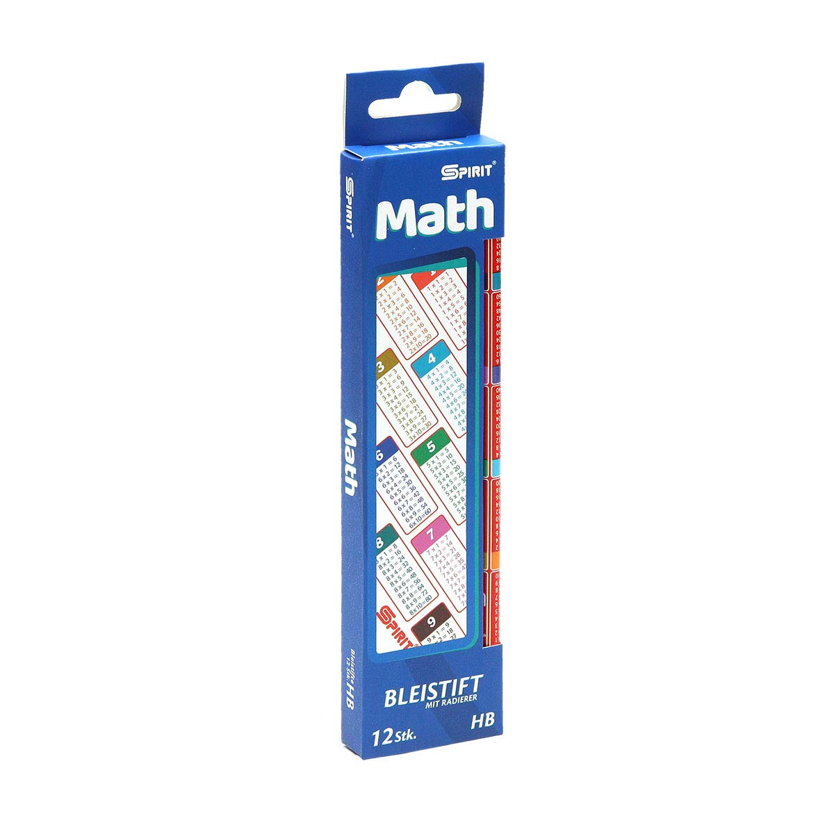 TTS ołówek okrągły z gumką do ścierania Math 12 szt.