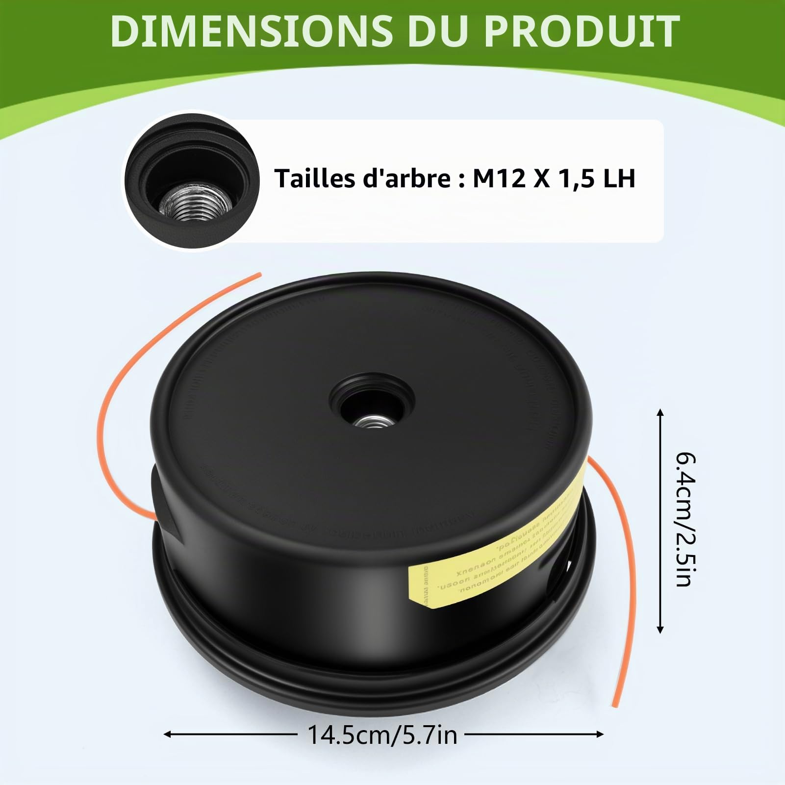 Tête de débroussailleuse pour Stihl Autocut 40-2 FS160 FS220 FS280 FS290 FS300 FS310 FS350 FS360 FS400 FS410 FS450 FS460 FS480 FS490 Tete à Fil Coupe-Bordure Accessoires Remplace 40037102189