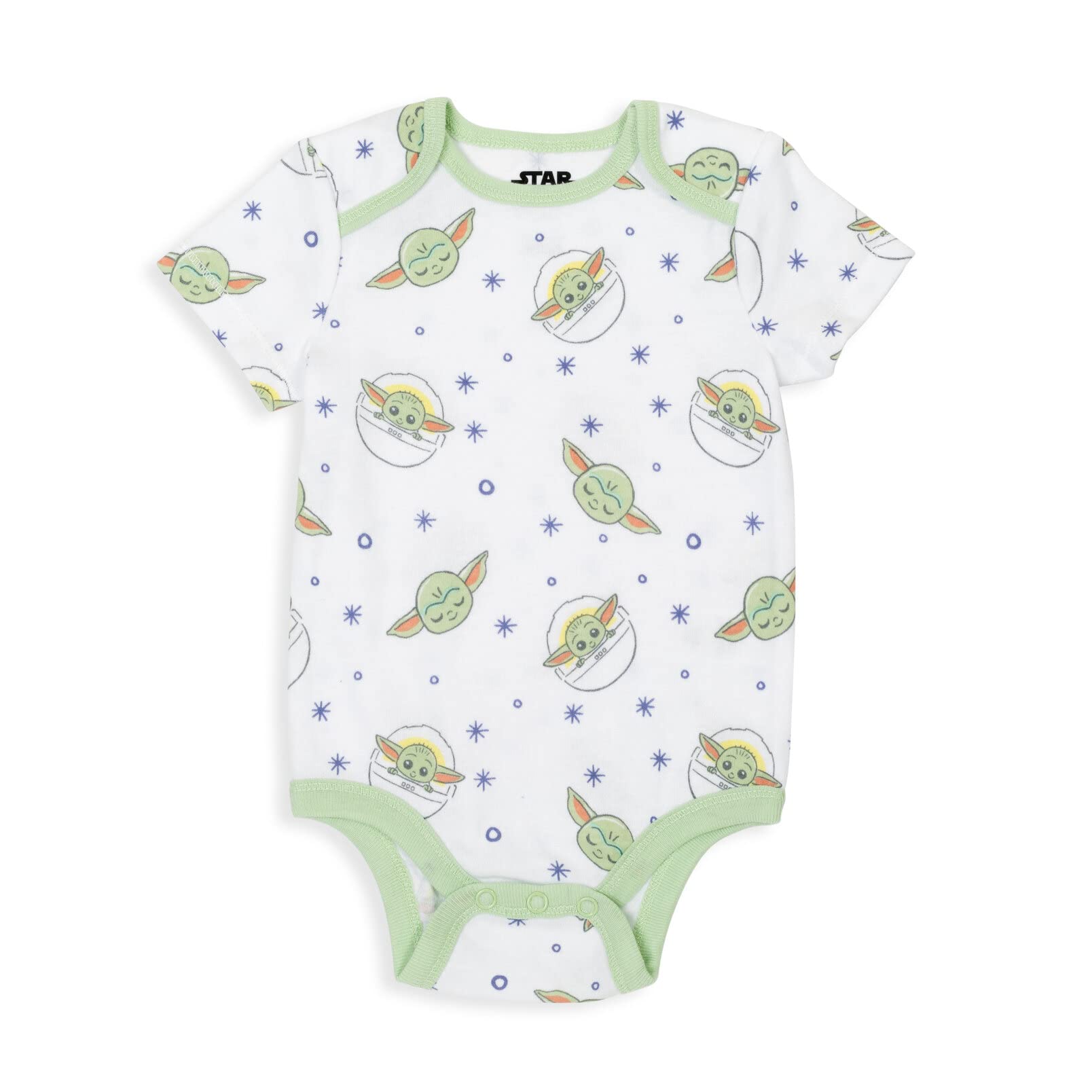 Star Wars The Mandalorian Baby Yoda Baby Girls 5 Pack Bodysuit Multicolor 0-3 Months