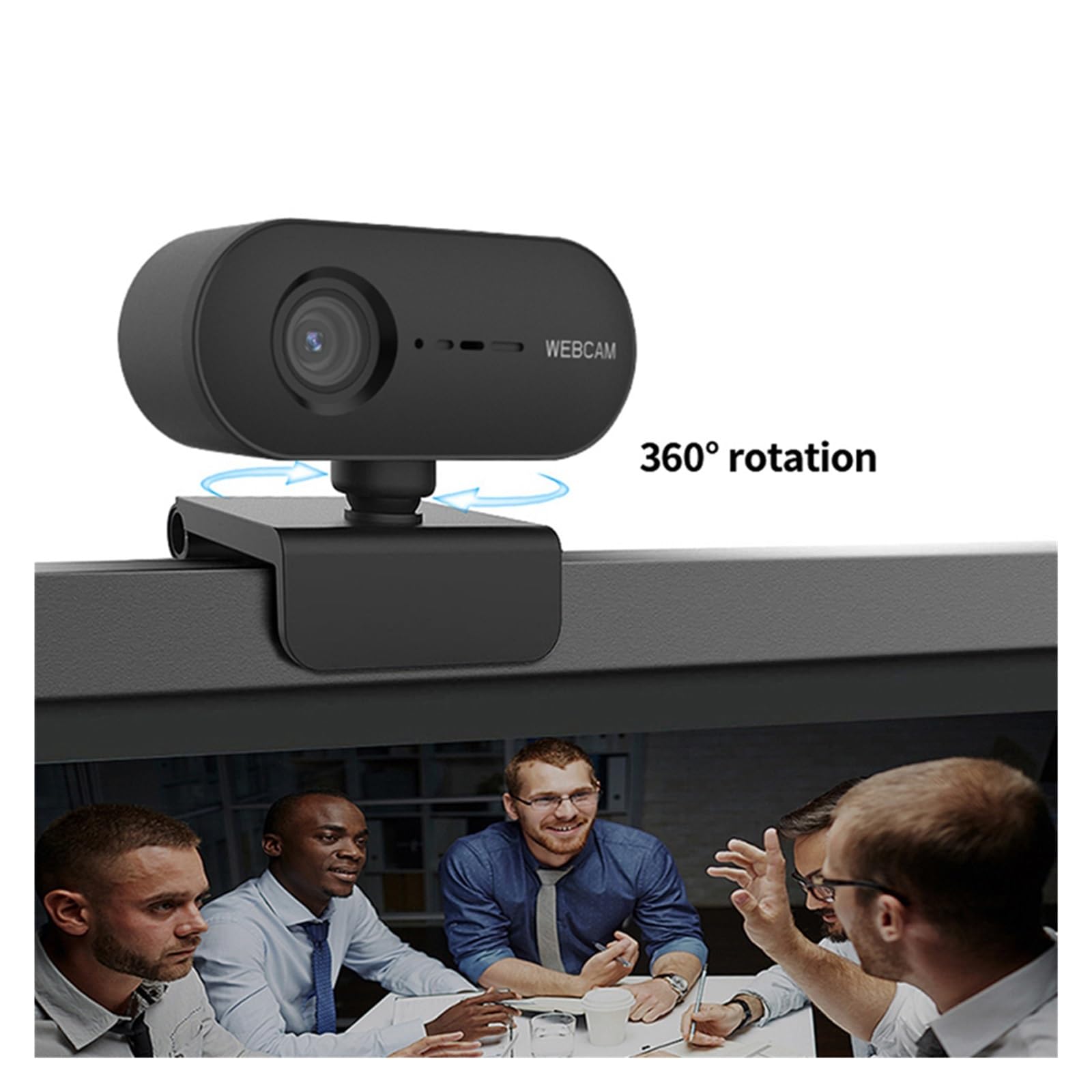 Webcam 2K Full HD Autofocus Girevole Webcam USB 1080P Web Camera for PC Laptop Desktop Mini Camera for conferenze