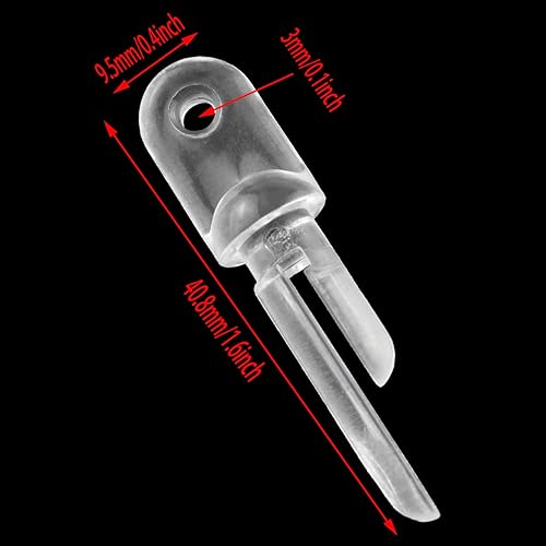 Miniatura 4 de 12 piezas de varilla inclinable para ventana de reparación, punta de varita inclinable para persianas horizontales rotas, piezas de repuesto para