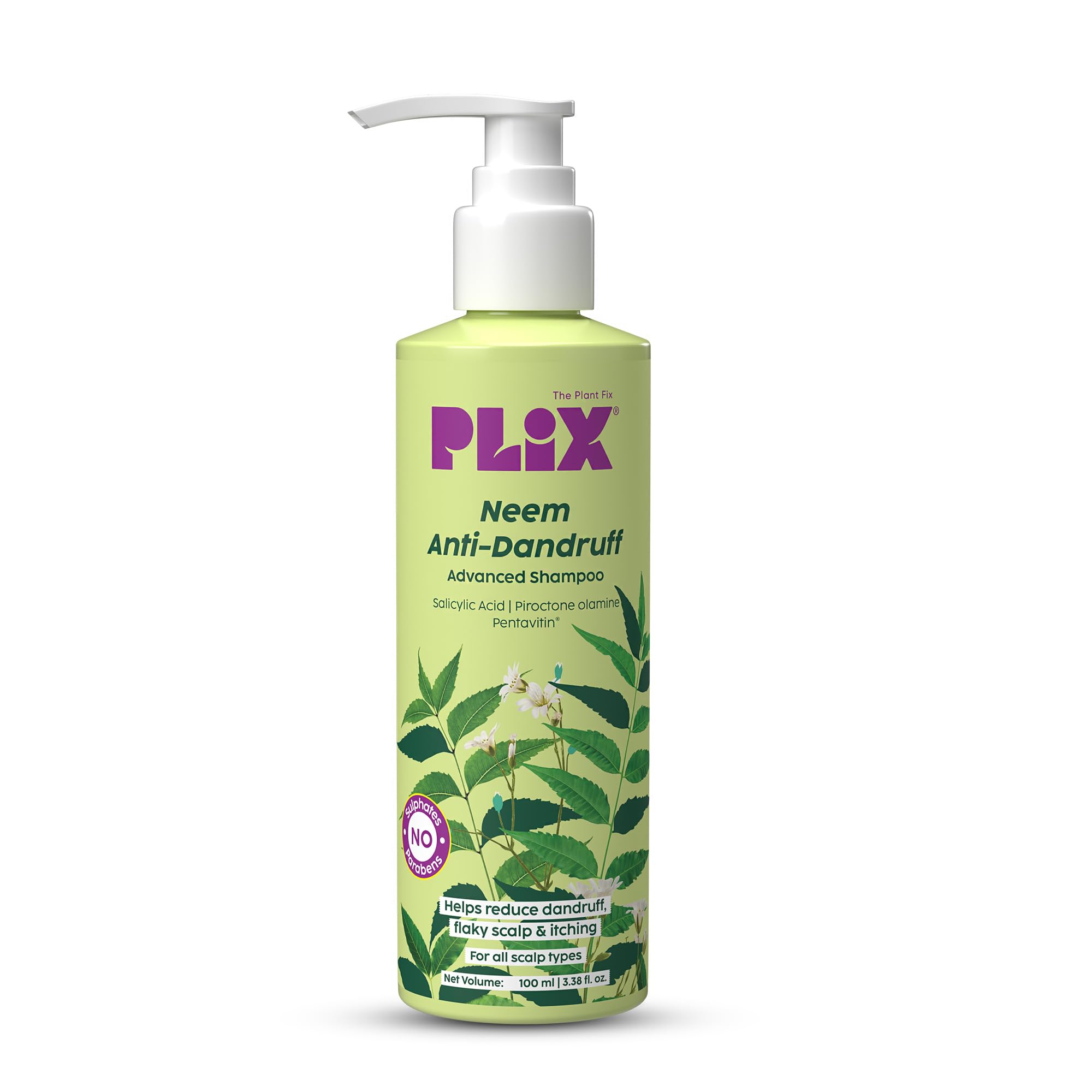 PLIX Neem Anti-Dandruff Advanced Shampoo 100ml