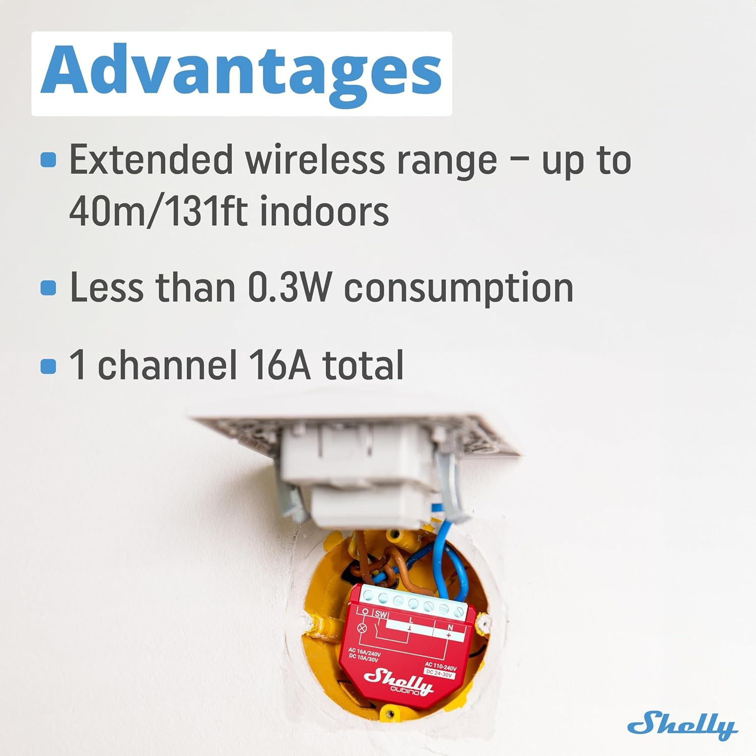 Amazon.co.jp: Shelly Wave 1PM Z-wave スマートスイッチリレー 1