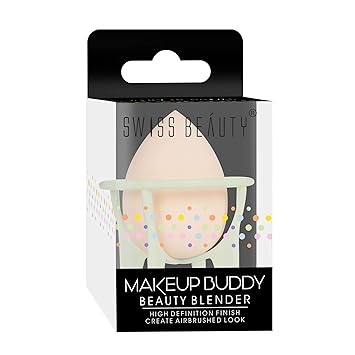 Swiss Beauty Makeup Buddy Beauty Blender for Face Makeup | Reusable | Multi-Use Beauty Blender | Shade - 02 - image, photos