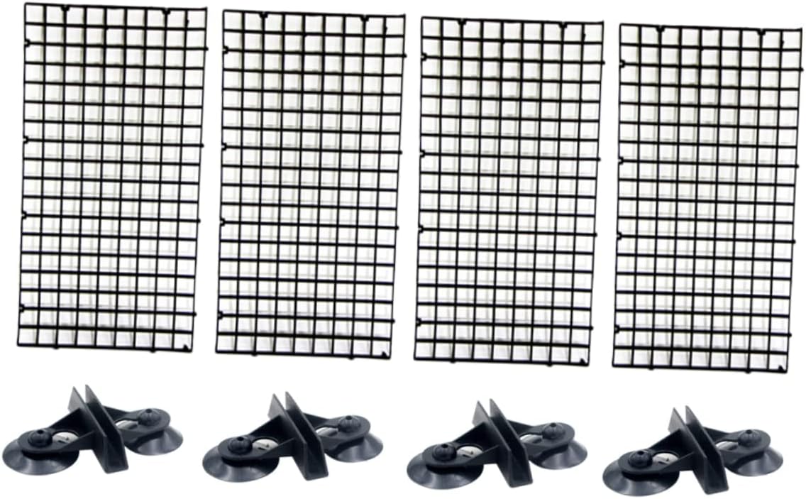 Fish Tank Bottom Filter Grid Aquarium Bottom Filter Plate White Isolation Plate Mesh Partition Black I.76727750