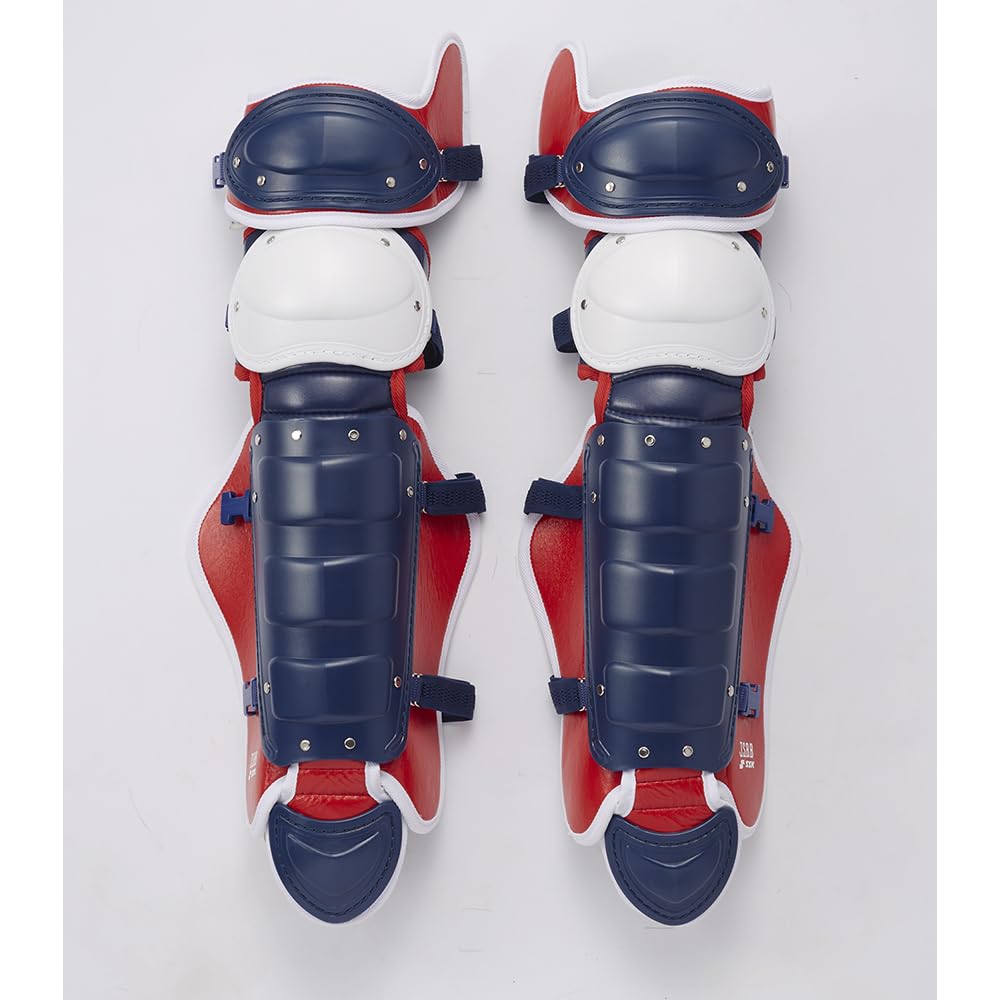 SSK 　キャッチャー用防具 ネイビー/レッド Amazon | SSK(エスエスケイ)軟式キャッチャー防具 3点セット CGSET24NC